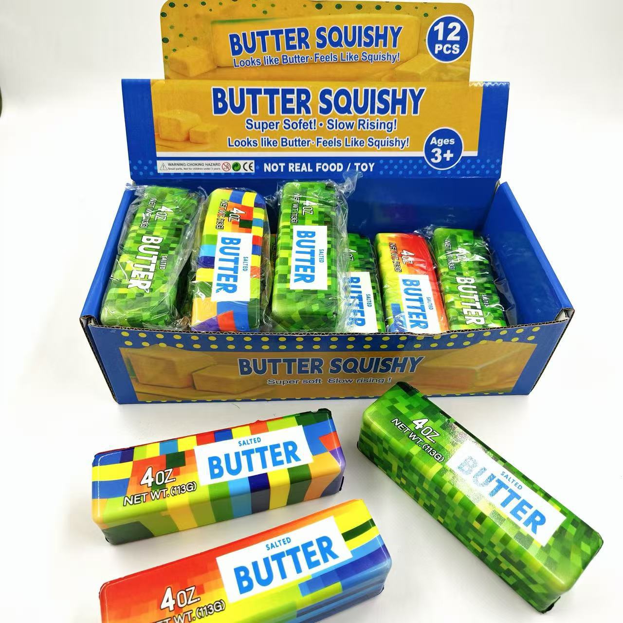 Prank Toys - Weicher, elastischer Butterstab als Fidget-Spielzeug in