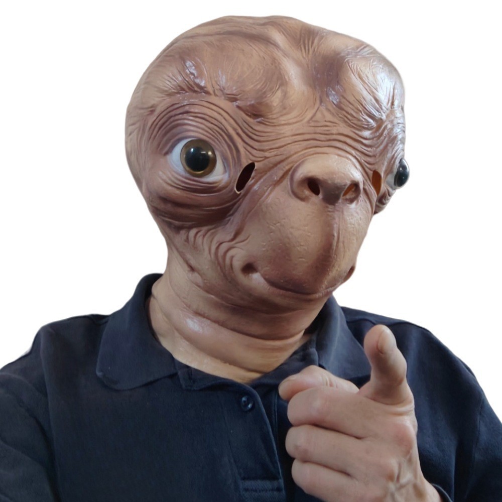 Realistische ET-Alien-Latexmas – Latex Alien Mask Realistic Bewertung und Preis
