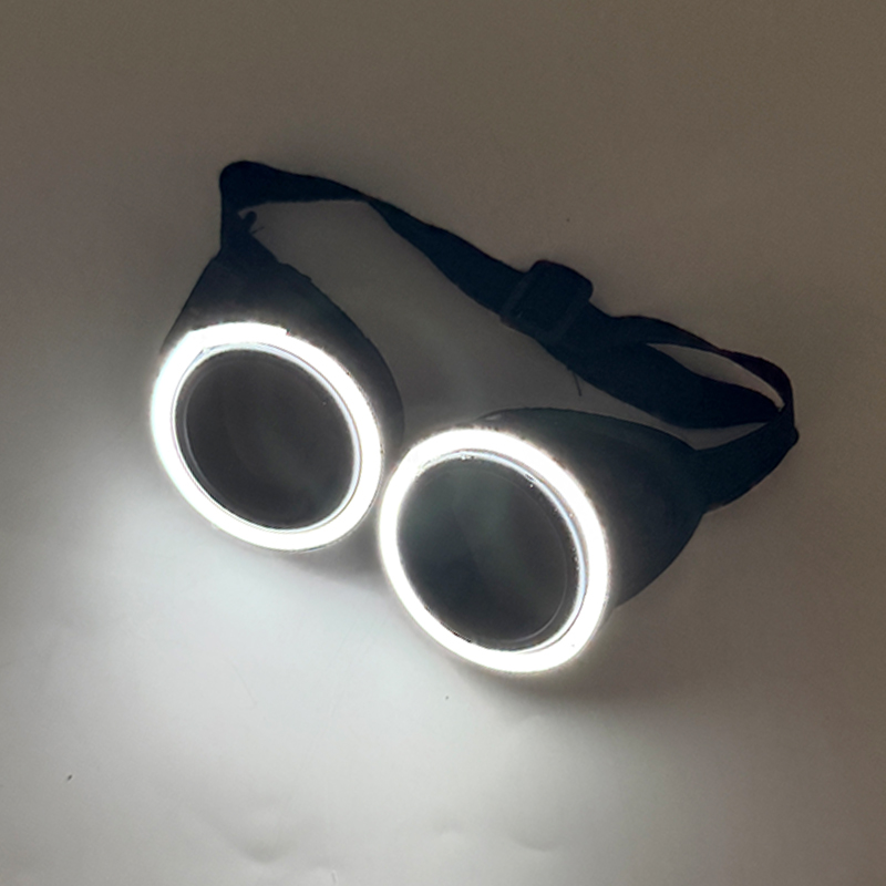 Neu eingetroffene runde LED-Le – Glow In The Dark Party Glasses Bewertung und Preis