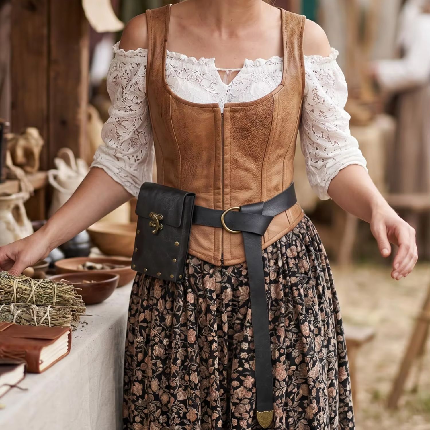 PU-Leder Mittelalterliche Gürt – Costumes Bewertung und Preis